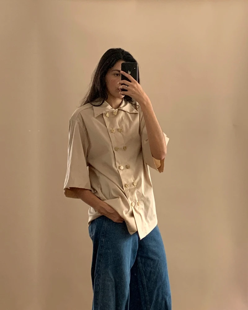 camisa over transpassada