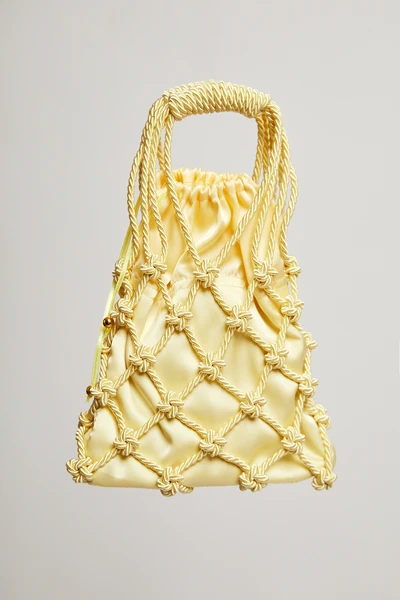 Bolsa Macramê Yara - Amarelo Manteiga