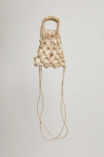 Bolsa Macramê Yara - Off White