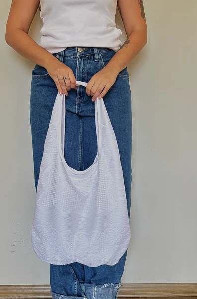 Bolsa Renda - Branca