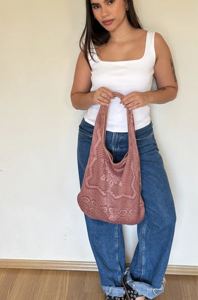 Bolsa Renda - Rose
