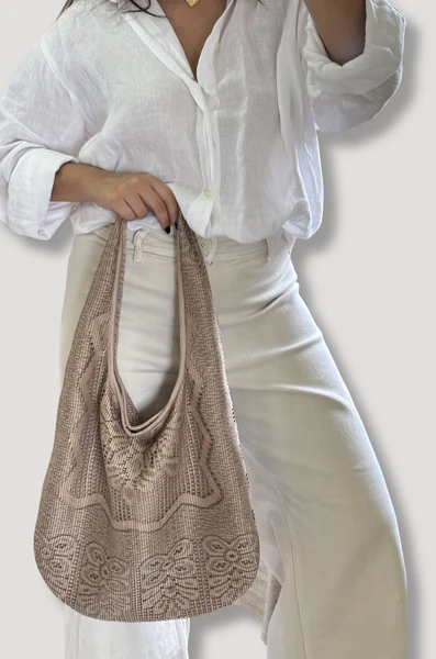 Bolsa Renda - Taupe