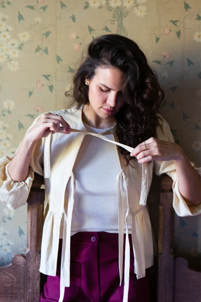 Blusa Elisa Bege