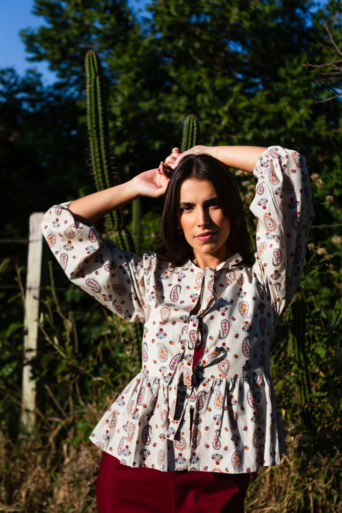 Blusa Elisa Paisley