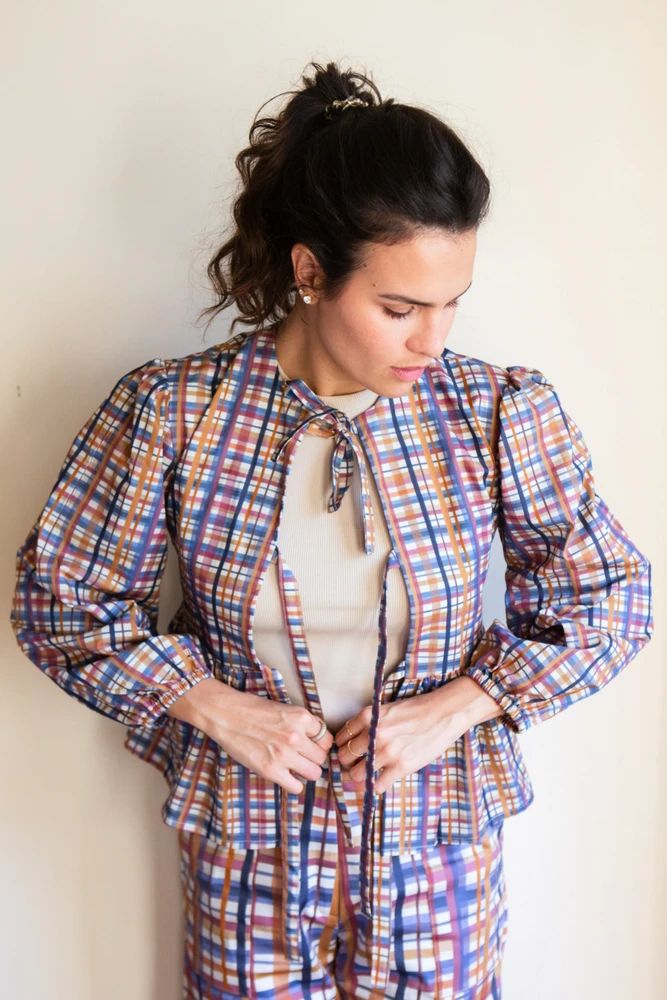 Blusa Elisa Xadrez
