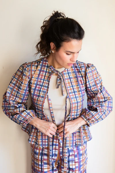 Blusa Elisa Xadrez