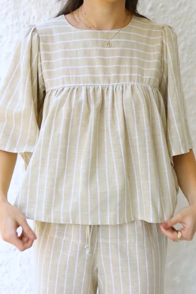 Blusa Francisca Listrada