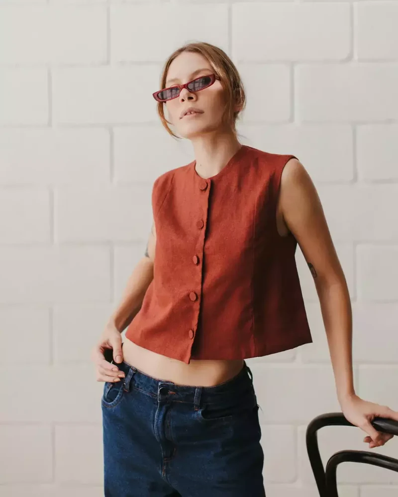 Blusa Mari Pinhão