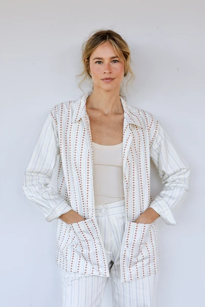 Jaqueta Mix & Match Listrada