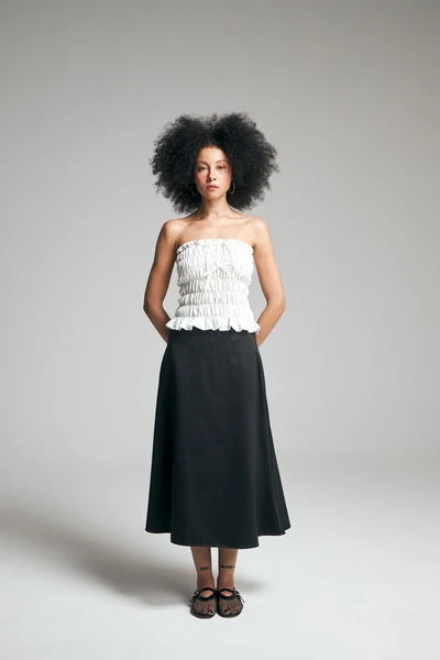 Blusa Tubo Off White