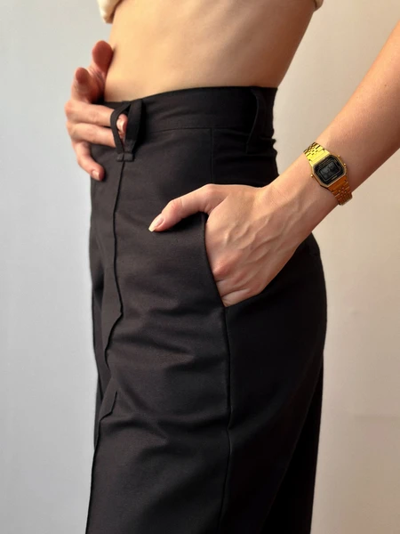 pantalona linho preta