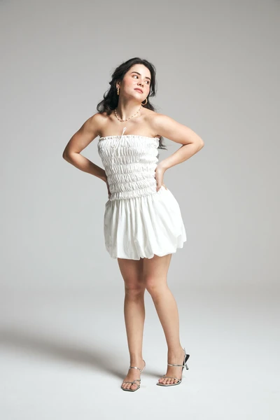 Vestido Balonê Off White
