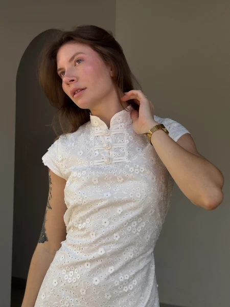 Vestido Mochi em Laise
