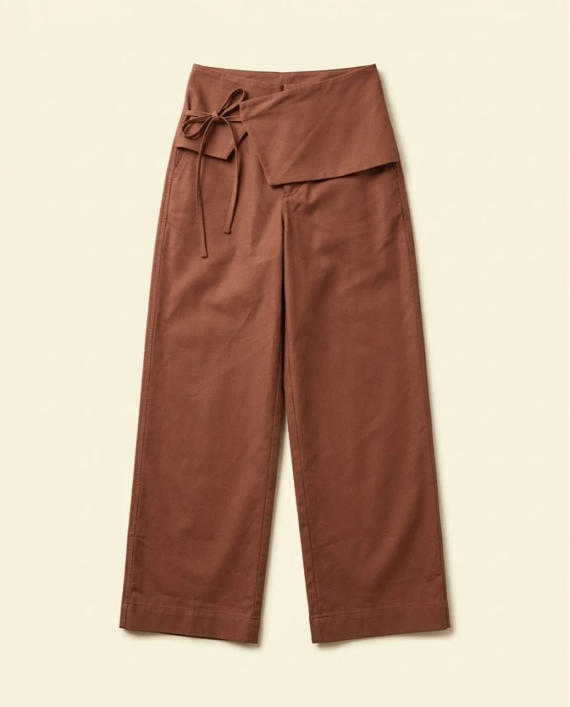 Pantalona Nonna Marrom Rosado