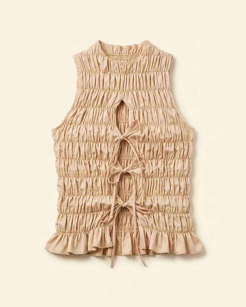 blusa lastex gola canoa caqui