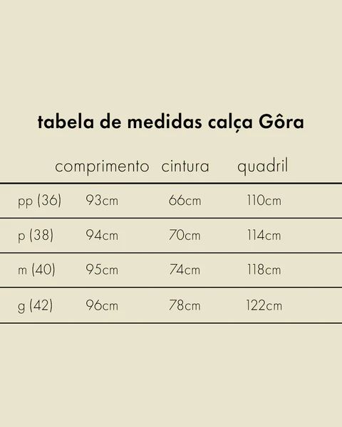 calça 100% linho marrom