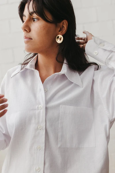 camisa branca 100% algodão