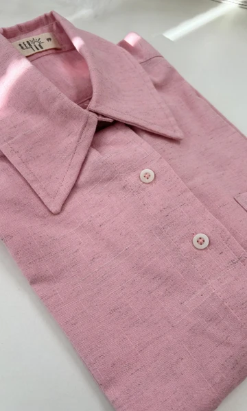CAMISA LINHO ROSA BEBÊ