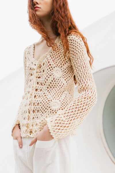Blusa Crochê Flores